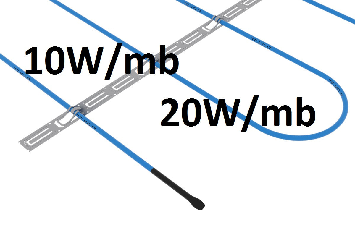 HEATING CABLES for storage underfloor heating TF-KGJZ 10W/m and 20W/m 