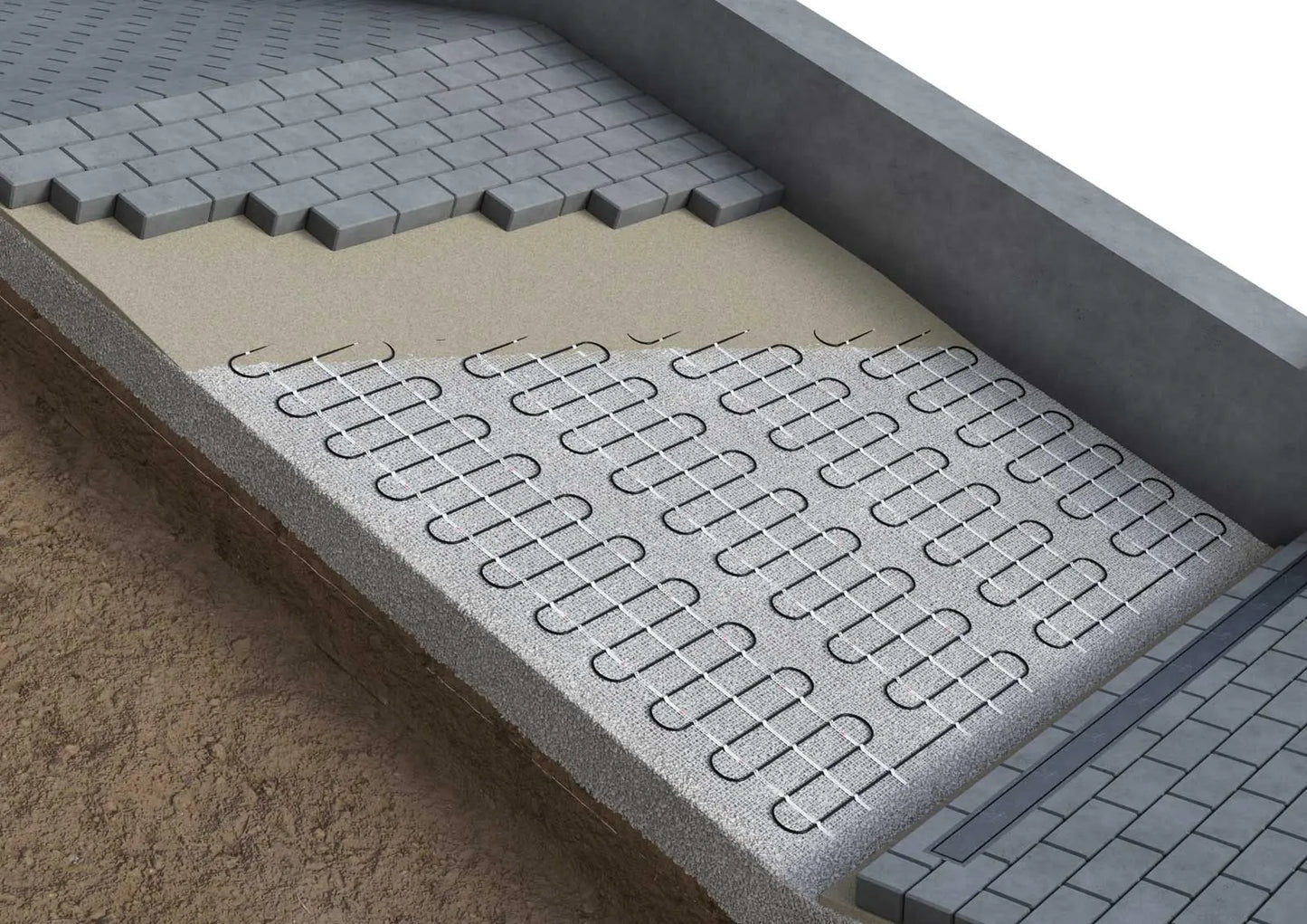 ANTI-ICING HEATING MATT FOR STAIRS AND DRIVEWAYS TF OH-MAT Termofol 